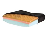 AliMed® Coccyx Wheelchair Cushion w/Checkerboard T-Gel™ Topper 