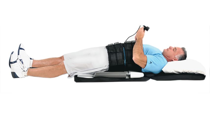 Saunders Lumbar Traction Device