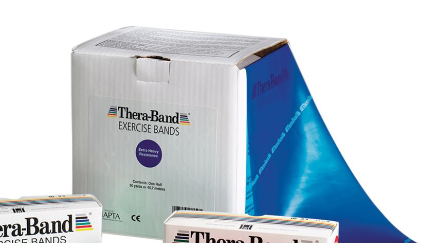 Thera-Band® Resistive Exercise Bands, 6-yard Roll