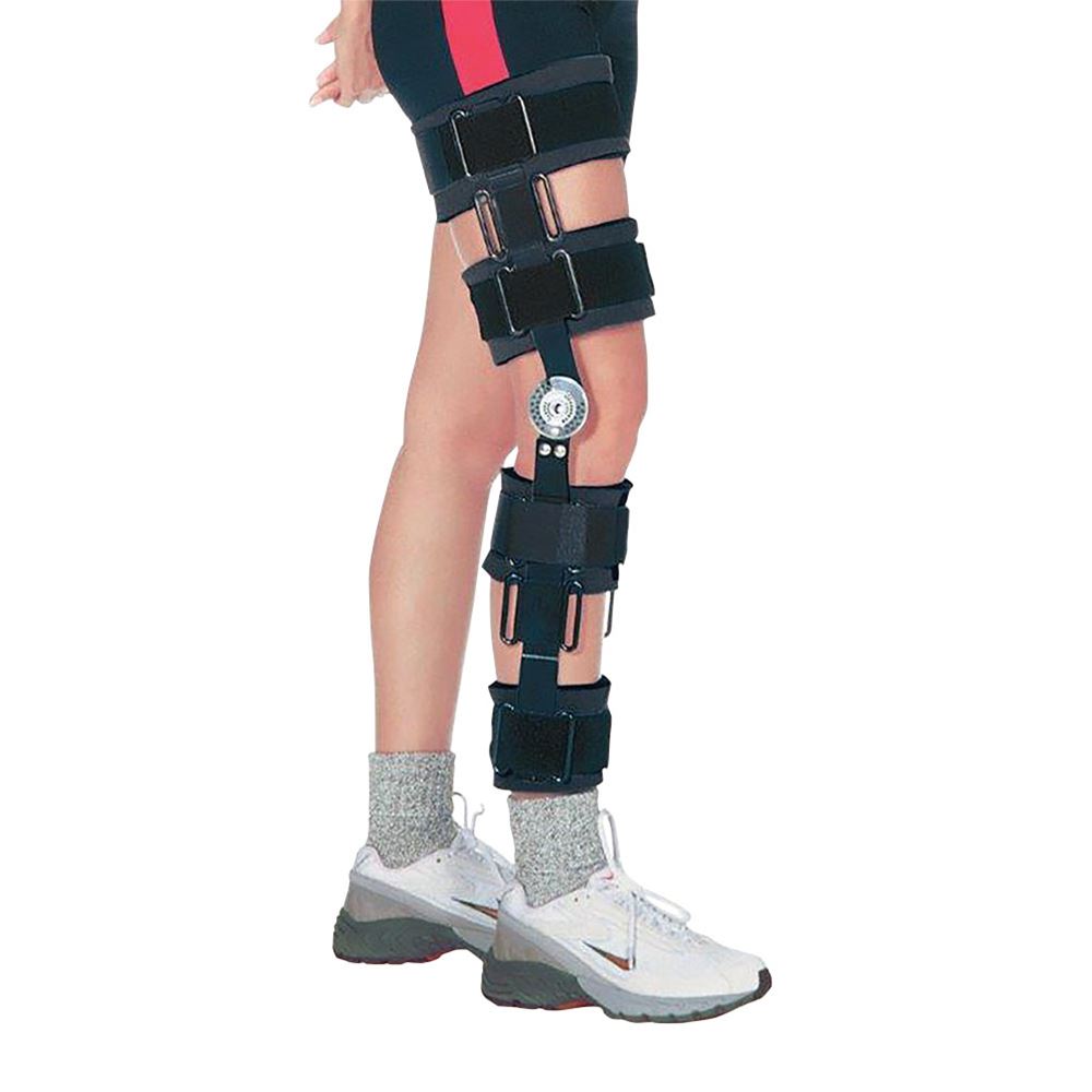 Knee Fixation Brace Full Leg Brace Straight Knee Splint Comfort Rigid  Support for Knee Pre-and Postoperative Injury Or Surgery Recovery 22.7.27  (Color
