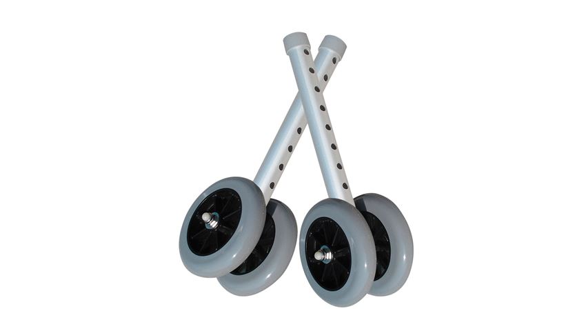 Bariatric Walker Wheels with Glide Caps