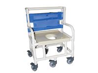 Bariatric Shower Commode Chair, 600 lb. Wt. Cap.