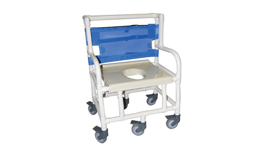 Bariatric Shower Commode Chair, 600 lb. Wt. Cap.