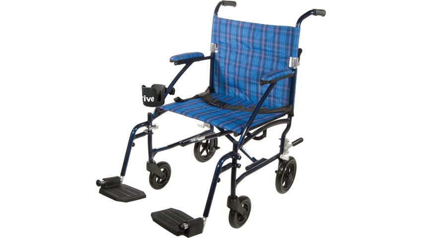 Drive Medical Fly-Lite Aluminum Transport Chair 