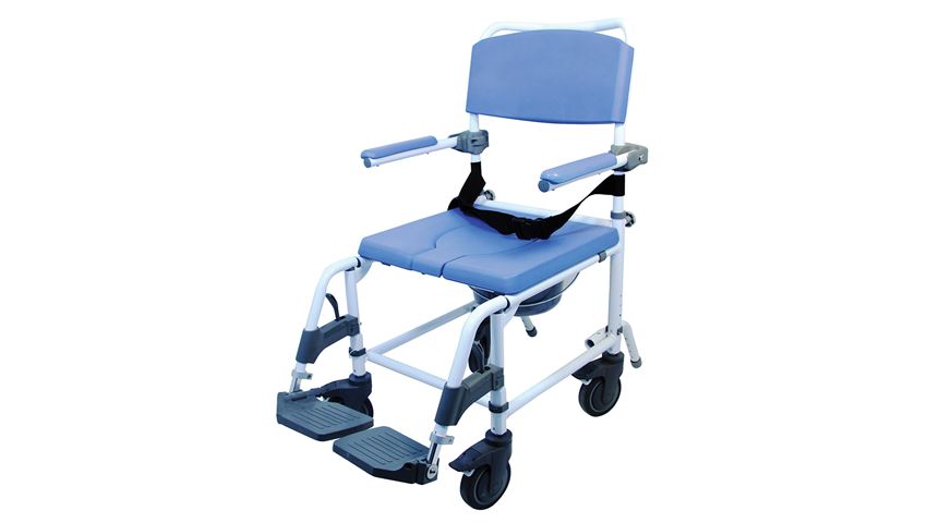 Healthline® EZee Life Aluminum Shower-Commode Chair
