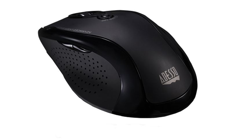 Adesso® Tru-Form Media 1500 Wireless Ergonomic Keyboard and Laser Mouse 