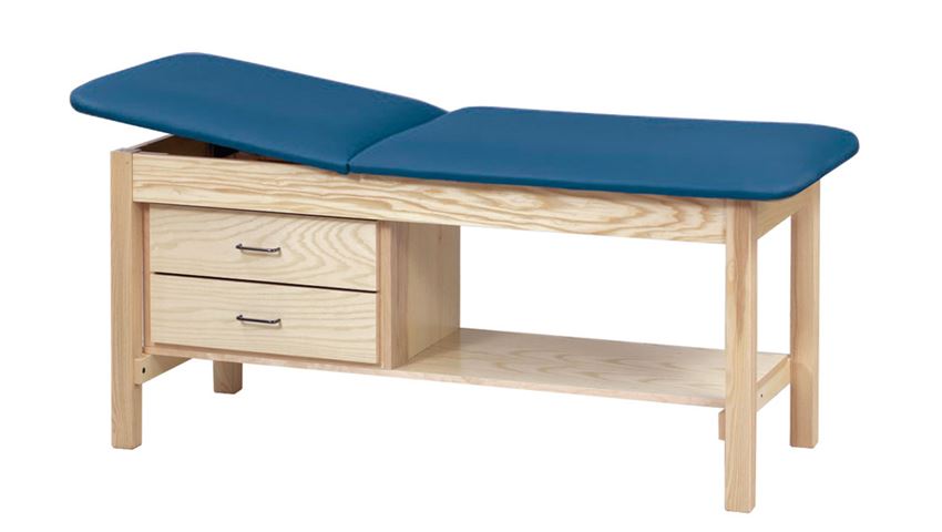 Clinton™ Treatment Table with Shelf and Drawers