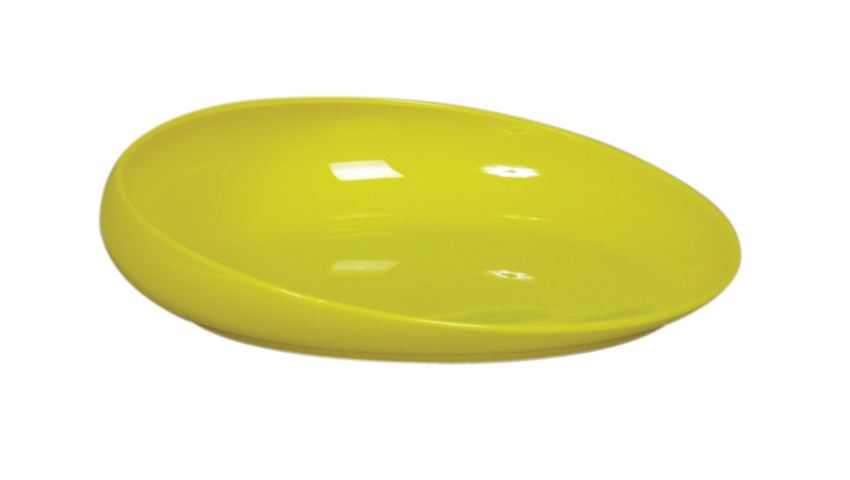 Yellow Scoop Plates