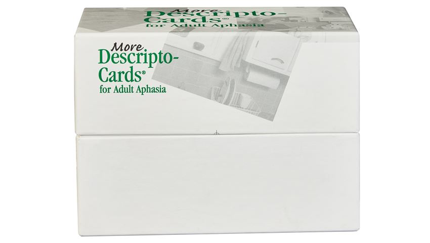 More Descripto-Cards® for Adult Aphasia