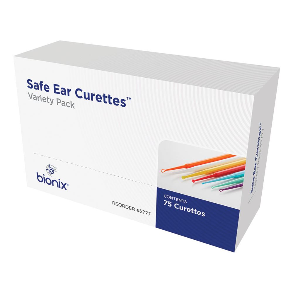 Curettes auriculaires simples Bionix Safe Ear Infantscoop (boite de 50)