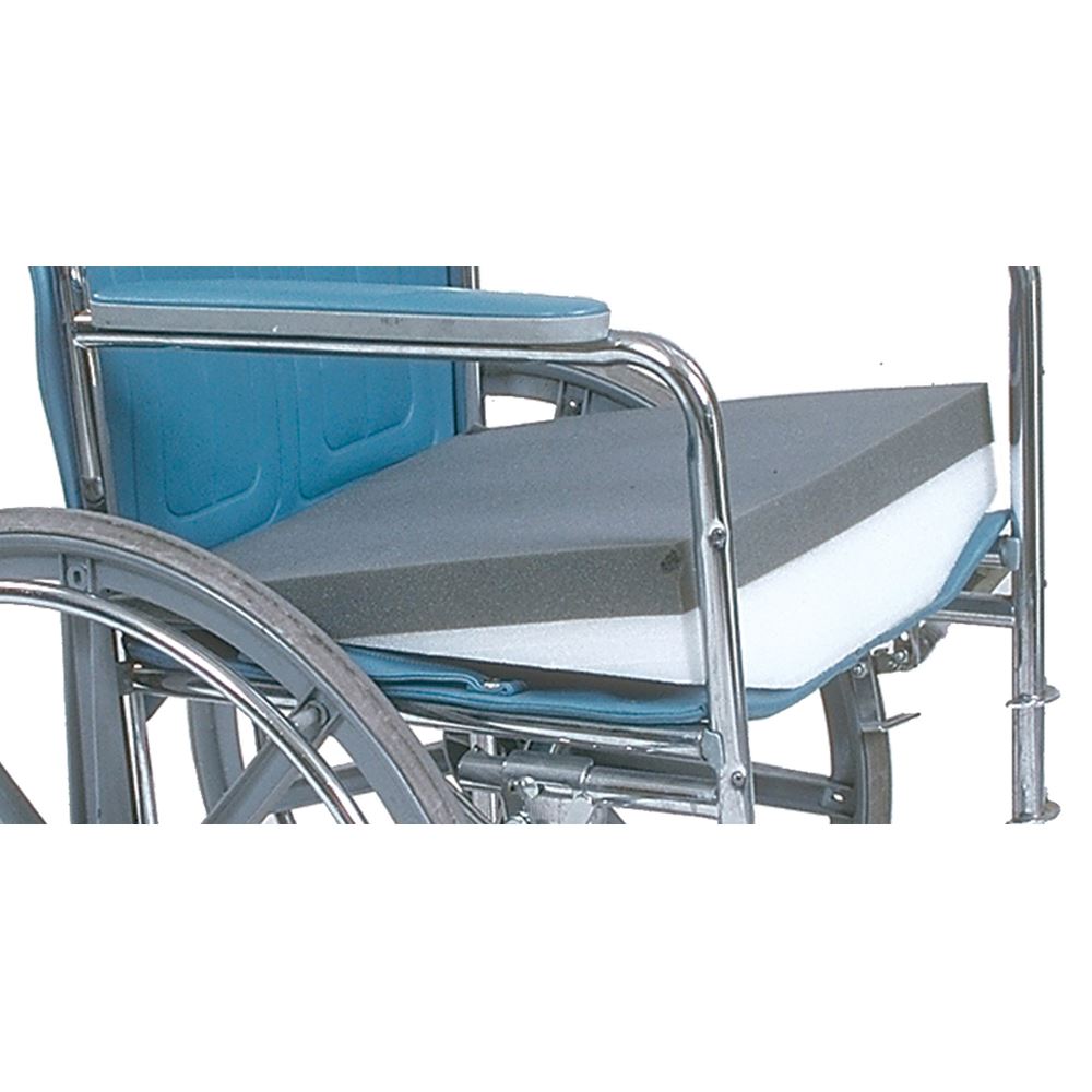 Foam Wedge Wheelchair Cushion with Pommel