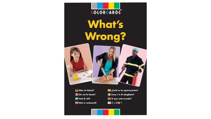 Speechmark® ColorCards® What's Wrong?