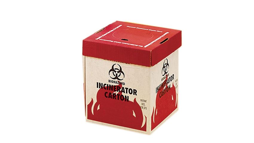 Biohazard Incinerator Cartons