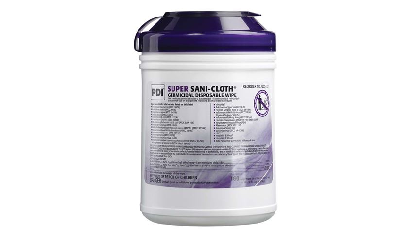 PDI® Super Sani-Cloth® Germicidal Disposable Wipes