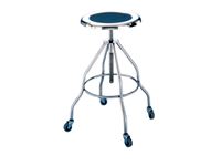 Blickman Clifton Revolving Stool with Rounded Seat Apron
