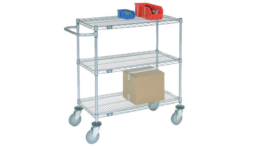 Nexel® Adjustable Wire Shelf Cart