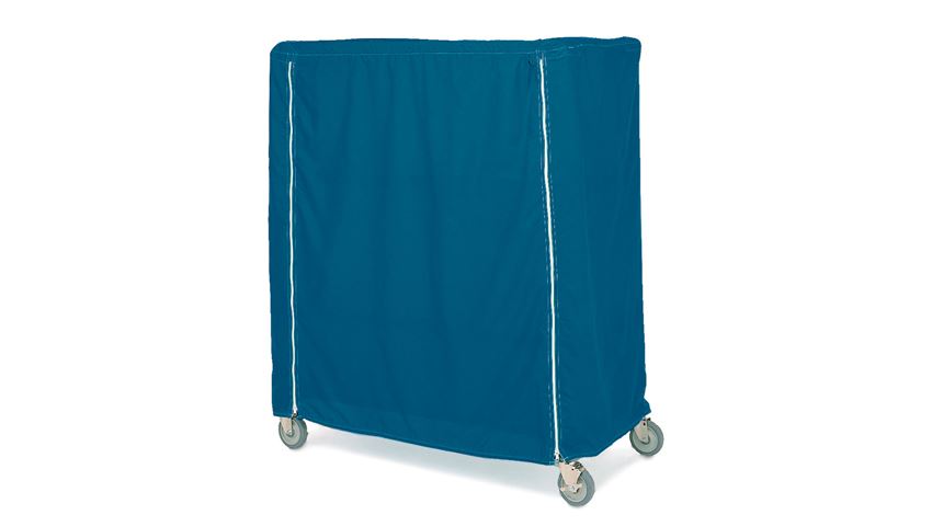 Metro Cart Covers, Opaque Solid Fabric, Waterproof Cover w/Zipper