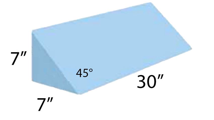 AliMed® Vinyl-Covered 45 Degree Large Positioning Wedge