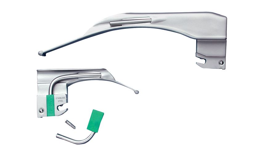 Macintosh Satin® Fiber Optic Laryngoscope Blades