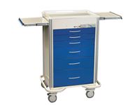 AliMed® Select Series 6-Drawer Cart, Proximity Lock, 30" Drawer Space