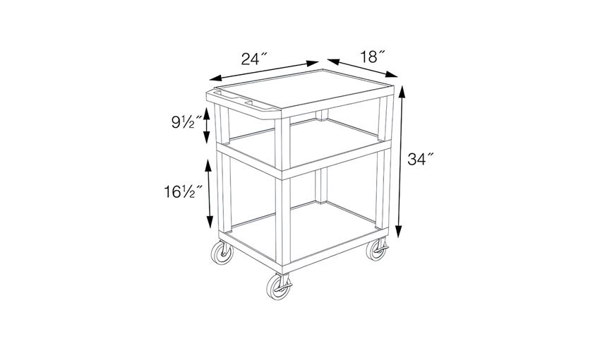 Nonmagnetic Utility Cart
