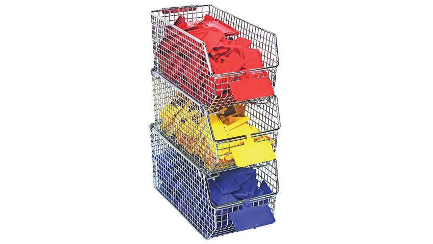 Quantum® Mesh Stack and Hang Wire Bin, 4-1/4