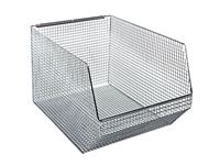 Quantum® Mesh Stack and Hang Wire Bin, 11"W x 10-1/4"H x 18-1/2"D