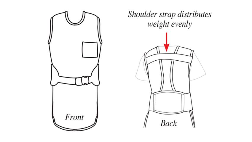 AliMed® Perfect Fit™ Back Aid Apron