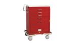 AliMed® Standard Series 5-Drawer Emergency Cart with Panel