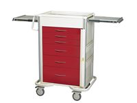 AliMed® Select Series 6-Drawer Emergency Cart, 30" Drawer Space