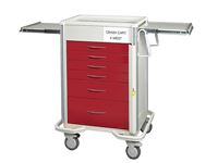 AliMed® Select Series 6-Drawer Emergency Cart, 27" Drawer Space