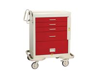 AliMed® Standard Series 4-Drawer Emergency Cart with Panel
