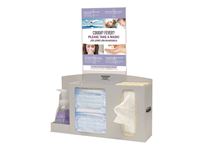 Bowman® Cover Your Cough Compliance Kit, Counter/Wall, Sanitizer Holder, Vert. Sign