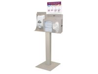 Bowman® Cover Your Cough Compliance Kit, Stand, Hand Sanitizer Dispenser, Horizontal Sign