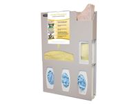 Bowman® Protection System Isolation Kit, 4", Tri-Glove, Clip-On Sign Holder