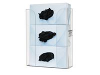 Bowman® Triple Glove Box Dispenser, Plastic, No Dividers