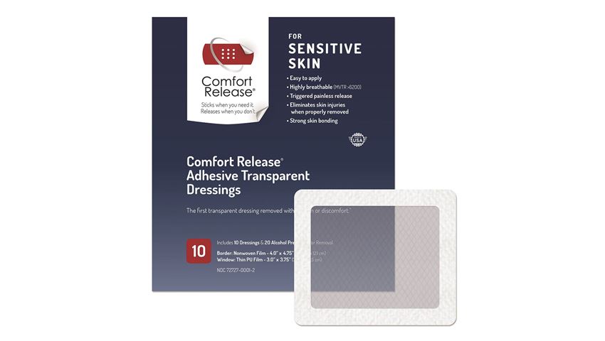 Comfort Release® Transparent Dressings and Alcohol Prep Pads