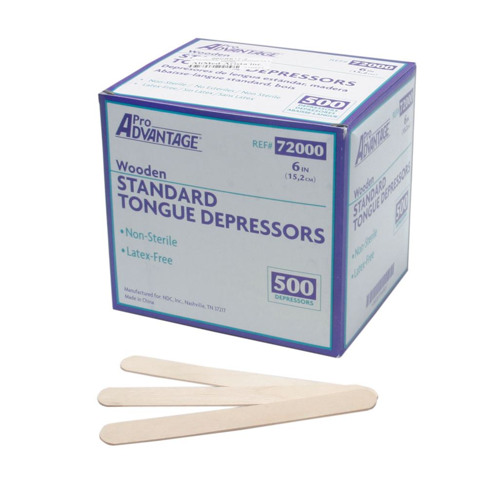 Tongue Depressors 500/Box (Non-Sterile)