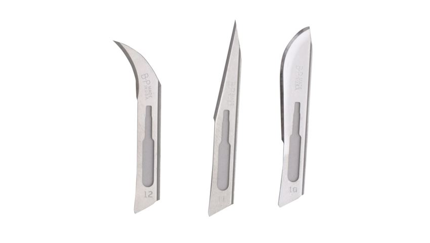 Bard Parker Carbon Steel Rib-Back Blades
