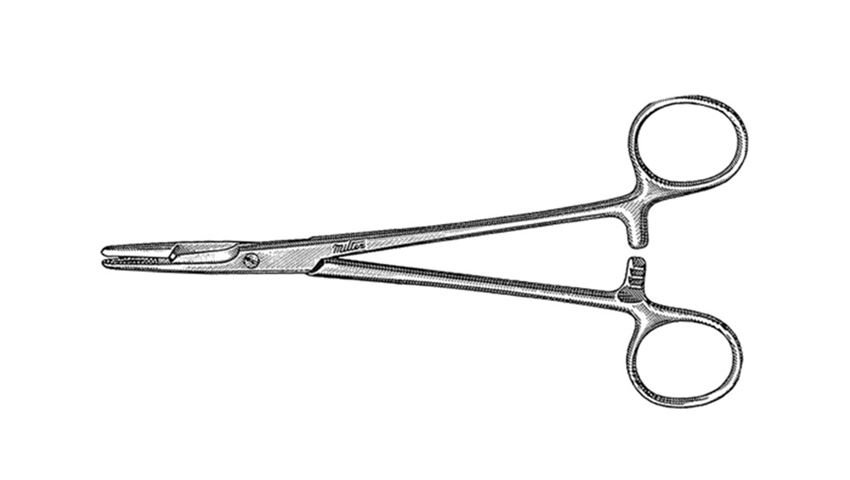 Olsen Hegar Needle Holders and Scissors Combination