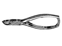 Miltex® Nail Nippers, Concave Jaw, Double Spring