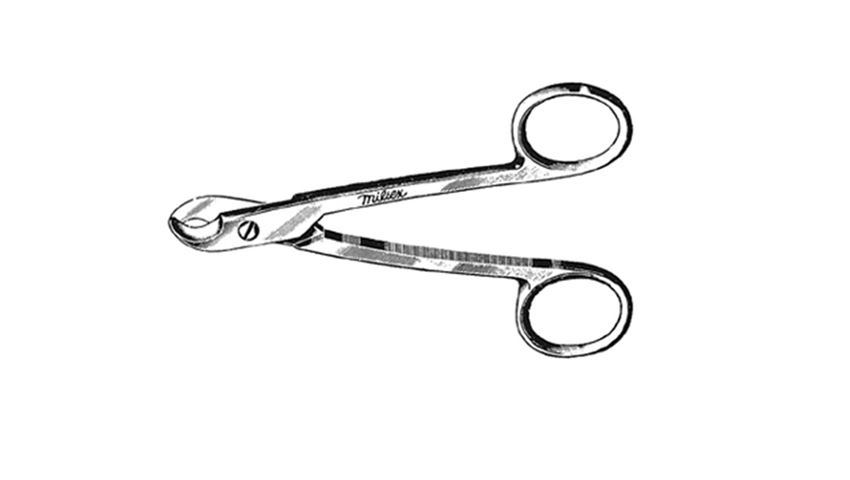 Miltex® White Toe Nail Scissors