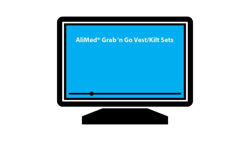 AliMed® Grab 'n Go™ Vest and Kilt Apron, Male