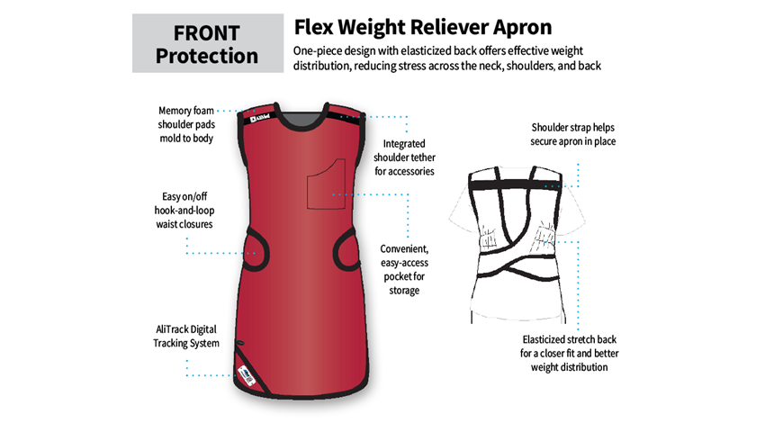 AliMed® Grab ‘n Go™ Flex Weight Reliever Apron, Male