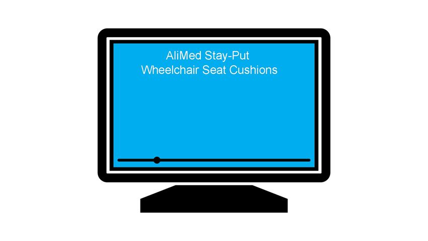 AliMed® Stay-Put™ Wheelchair Cushion w/T-Foam