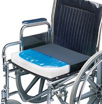 Seat cushion - EVA Q-GEL - Clearview Healthcare Products - for wheelchairs  / foam / gel