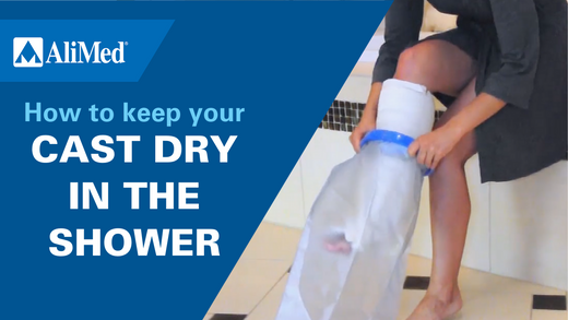 How to keep your cast dry in the shower