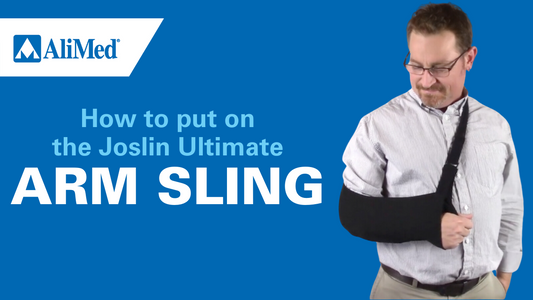 How to put on the Joslin Ultimate Arm Sling