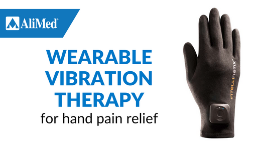 Wearable vibration therapy for hand pain relief