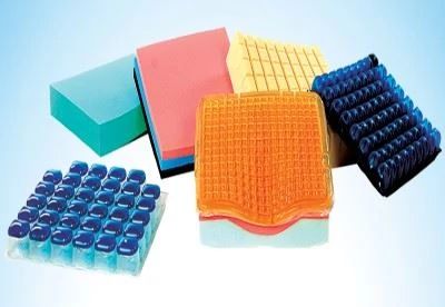 group of wheelchair cushions